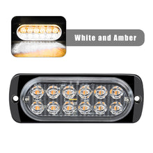 Load image into Gallery viewer, 36W 12LED Strobe Warning Light 12V Cheap Strobe Grille Flashing Lightbar Truck Car Beacon Lamp Amber Traffic Clearance Light

