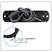 Load image into Gallery viewer, 12V 24V Ultra Thin 6SMD LED Strobe Warning Light Emergency Light Grill Breakdown Auto Flashing For SUV Truck Motorcycle Lightbar
