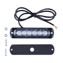 Load image into Gallery viewer, 12V 24V Ultra Thin 6SMD LED Strobe Warning Light Emergency Light Grill Breakdown Auto Flashing For SUV Truck Motorcycle Lightbar
