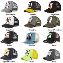Load image into Gallery viewer, Men Women Fashion Animal Anime Snapback Cotton Baseball Cap Hip Hop Dad Mesh Trucker Hat Dropshipping
