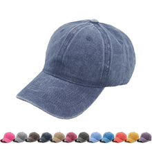 Load image into Gallery viewer, Outdoor Spring Summer Cap Women Ponytail Baseball Cap Fashion Hats Men Baseball Cap Cotton Simple Vintag Visor Casual Cap
