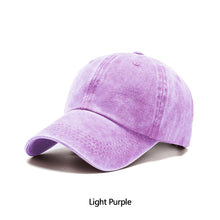 Load image into Gallery viewer, Outdoor Spring Summer Cap Women Ponytail Baseball Cap Fashion Hats Men Baseball Cap Cotton Simple Vintag Visor Casual Cap
