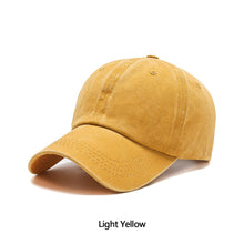 Load image into Gallery viewer, Outdoor Spring Summer Cap Women Ponytail Baseball Cap Fashion Hats Men Baseball Cap Cotton Simple Vintag Visor Casual Cap

