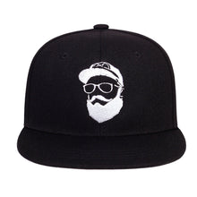 Load image into Gallery viewer, Fashion Beard Old Man Embroidery Baseball Cap Adjustable Hip Hop Hats Mesh Caps Casual Snapback Hat
