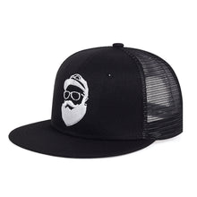 Load image into Gallery viewer, Fashion Beard Old Man Embroidery Baseball Cap Adjustable Hip Hop Hats Mesh Caps Casual Snapback Hat
