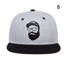 Load image into Gallery viewer, Fashion Beard Old Man Embroidery Baseball Cap Adjustable Hip Hop Hats Mesh Caps Casual Snapback Hat
