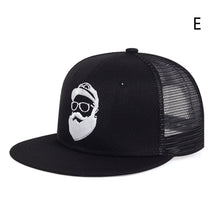 Load image into Gallery viewer, Fashion Beard Old Man Embroidery Baseball Cap Adjustable Hip Hop Hats Mesh Caps Casual Snapback Hat
