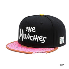 Load image into Gallery viewer, Cartoon Animation Pizza Cap Snapback Hat Hip Hop Headwear Casual Custom Wholesale Sun Baseball Sports Cap
