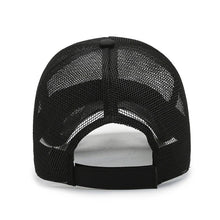 Load image into Gallery viewer, Adjustable Summer New Hollow Out Breathable Caps Monochrome Sun Visor Man Big Brim Baseball Cap
