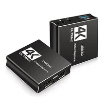 Load image into Gallery viewer, HDMI Video Capture Card for Live Streaming 1080P 4K USB3.0 Video Recorders Switch Game for PS4 Camera Xbox Recording Box
