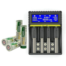 Load image into Gallery viewer, BTY-V407 Battery Charger Li-ion Li-fe Ni-MH Ni-CD Smart Fast Charger for 18650 26650 6F22 9V AA AAA 16340 14500 Battery Charger
