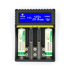 Load image into Gallery viewer, BTY-V407 Battery Charger Li-ion Li-fe Ni-MH Ni-CD Smart Fast Charger for 18650 26650 6F22 9V AA AAA 16340 14500 Battery Charger
