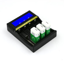 Load image into Gallery viewer, BTY-V407 Battery Charger Li-ion Li-fe Ni-MH Ni-CD Smart Fast Charger for 18650 26650 6F22 9V AA AAA 16340 14500 Battery Charger
