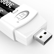 Load image into Gallery viewer, BTY-V823 Smart Ni-MH Ni-CD AA AAA 1.2v USB Battery Charger rechargeable battery charger aa aaa
