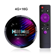 Load image into Gallery viewer, H96 Max X4 Smart TV Box Android 11 S905 X4 H96Max TV Box Android 11.0 4GB 32GB 64GB 8K AV1 2.4GHZ 5GHZ
