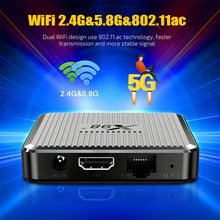 Load image into Gallery viewer, X98Q Android 11.0 TV Box Amlogic S905W2 2GB 16GB 2.4G 5G WiFi Support H.265 AV1 Wifi HDR Smart Set top Box 1GB 8GB X98 Q PK X96Q
