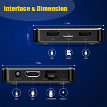 Load image into Gallery viewer, X98Q Android 11.0 TV Box Amlogic S905W2 2GB 16GB 2.4G 5G WiFi Support H.265 AV1 Wifi HDR Smart Set top Box 1GB 8GB X98 Q PK X96Q
