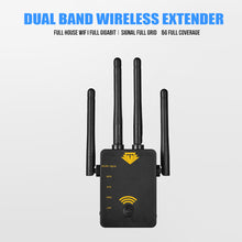 Load image into Gallery viewer, 1200mbps Dual Band Wireless Extender Full House Cover 5g Coverage
