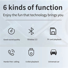 Load image into Gallery viewer, Car Bluetooth 5.0 FM Transmitter 3.1A Fast Charger Car Mp3 Player Music Handsfree Modulator With TF U Auto Accessorie
