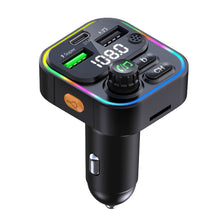 Load image into Gallery viewer, FM Transmitter Bluetooth 5.0 Car Handsfree Audio Mp3 Player Adapter USB 22.5W Quick Charging Type-C Fast Charger FM Modulator
