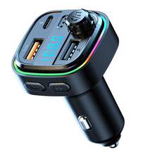 Load image into Gallery viewer, FM Transmitter C26 U Disk Car MP3 Player USB C 3.1A Fast Charging Car Charger Wireless Handsfree Bluetooth 5.0 Car Kit
