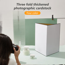 Load image into Gallery viewer, A3/A4 Fold Photography Reflection Card Portable Light Guide Plate Photography White Black Silver Golden Reflector Board Prop 2 Side Shooting Shading Plate For Photo Studio

