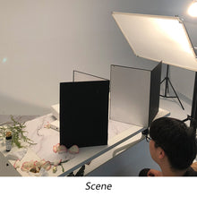 Load image into Gallery viewer, A3/A4 Fold Photography Reflection Card Portable Light Guide Plate Photography White Black Silver Golden Reflector Board Prop 2 Side Shooting Shading Plate For Photo Studio
