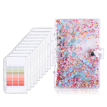 Load image into Gallery viewer, A6 Binder Budget PVC Planner Pockets Expense Budget Sheets Notebook Cash Envelope Organizer System with Clear Zipper Pocket

