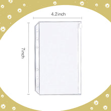 Load image into Gallery viewer, A6 Binder Budget PVC Planner Pockets Expense Budget Sheets Notebook Cash Envelope Organizer System with Clear Zipper Pocket

