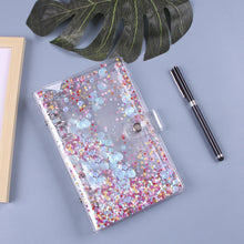 Load image into Gallery viewer, A6 Binder Budget PVC Planner Pockets Expense Budget Sheets Notebook Cash Envelope Organizer System with Clear Zipper Pocket
