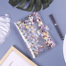 Load image into Gallery viewer, A6 Binder Budget PVC Planner Pockets Expense Budget Sheets Notebook Cash Envelope Organizer System with Clear Zipper Pocket
