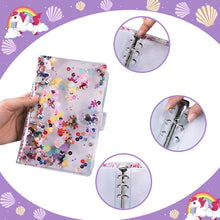 Load image into Gallery viewer, A6 Binder Budget PVC Planner Pockets Expense Budget Sheets Notebook Cash Envelope Organizer System with Clear Zipper Pocket
