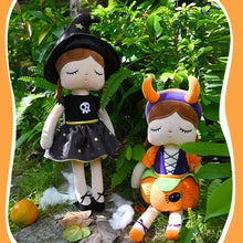 Load image into Gallery viewer, Metoo Halloween Decoration Angela Doll Cute Pumpkin Witch Girl Toys Adorable Doll Stuffed Toys For Kids Children Halloween Gifts
