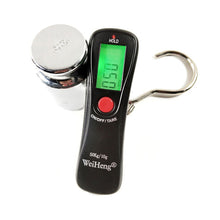 Load image into Gallery viewer, 50Kg 10g Portable Digital Travel Scale Luggage Scale Hanging Digital Scale with Backlight Electronic Fishing Weights Pocket Scale
