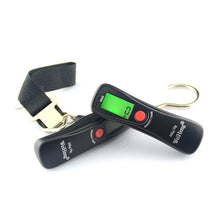 Load image into Gallery viewer, 50Kg 10g Portable Digital Travel Scale Luggage Scale Hanging Digital Scale with Backlight Electronic Fishing Weights Pocket Scale
