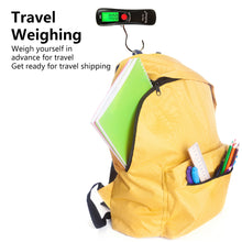 Load image into Gallery viewer, 50Kg 10g Portable Digital Travel Scale Luggage Scale Hanging Digital Scale with Backlight Electronic Fishing Weights Pocket Scale
