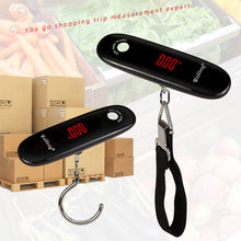 Load image into Gallery viewer, 50Kg 10g Portable Digital Travel Scale Luggage Scale Hanging Digital Scale with Backlight Electronic Fishing Weights Pocket Scale
