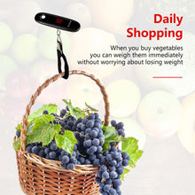 Load image into Gallery viewer, 50Kg 10g Portable Digital Travel Scale Luggage Scale Hanging Digital Scale with Backlight Electronic Fishing Weights Pocket Scale
