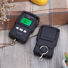 Load image into Gallery viewer, 75Kg 10g USB Chargeable LCD Digital Scale with 1m Ruler Tapeline Portable Hanging Hook Scale Fishing Travel Mini Electronic Weighing Scale
