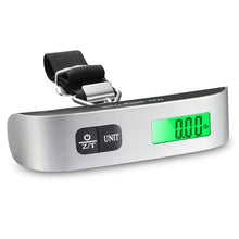 Load image into Gallery viewer, 50kg Digital Luggage Scale Travel Portable Suitcase Hanging Scales Digital Scale with Backlight Electronic Fishing Weights Pocket Scale
