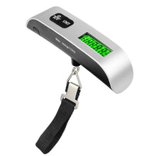 Load image into Gallery viewer, 50kg Digital Luggage Scale Travel Portable Suitcase Hanging Scales Digital Scale with Backlight Electronic Fishing Weights Pocket Scale
