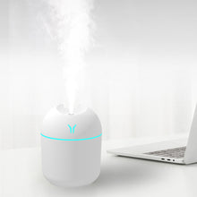 Load image into Gallery viewer, Portable 250ml USB Chargeable Air Humidifier Mute Aromatherapy Aroma Oil Diffuser with Night Light Cool Mist Sprayer Plants Purifier for Bedroom Home Car
