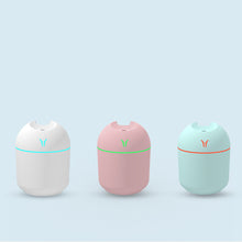 Load image into Gallery viewer, Portable 250ml USB Chargeable Air Humidifier Mute Aromatherapy Aroma Oil Diffuser with Night Light Cool Mist Sprayer Plants Purifier for Bedroom Home Car
