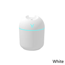 Load image into Gallery viewer, Portable 250ml USB Chargeable Air Humidifier Mute Aromatherapy Aroma Oil Diffuser with Night Light Cool Mist Sprayer Plants Purifier for Bedroom Home Car
