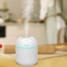 Load image into Gallery viewer, Portable 250ml USB Chargeable Air Humidifier Mute Aromatherapy Aroma Oil Diffuser with Night Light Cool Mist Sprayer Plants Purifier for Bedroom Home Car
