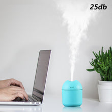Load image into Gallery viewer, Portable 250ml USB Chargeable Air Humidifier Mute Aromatherapy Aroma Oil Diffuser with Night Light Cool Mist Sprayer Plants Purifier for Bedroom Home Car

