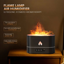 Load image into Gallery viewer, Aroma Diffuser Air Humidifier with Flame Lamp USB Chargeable Essential Oil Diffusers LED Free Filter Cool Mist Maker Ultrasonic Fragrance Aromatherapy Humidifiers For Home
