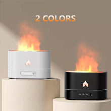 Load image into Gallery viewer, Aroma Diffuser Air Humidifier with Flame Lamp USB Chargeable Essential Oil Diffusers LED Free Filter Cool Mist Maker Ultrasonic Fragrance Aromatherapy Humidifiers For Home
