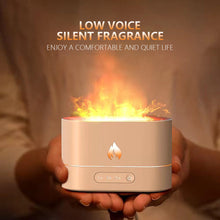 Load image into Gallery viewer, Aroma Diffuser Air Humidifier with Flame Lamp USB Chargeable Essential Oil Diffusers LED Free Filter Cool Mist Maker Ultrasonic Fragrance Aromatherapy Humidifiers For Home
