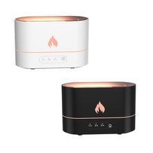 Load image into Gallery viewer, Aroma Diffuser Air Humidifier with Flame Lamp USB Chargeable Essential Oil Diffusers LED Free Filter Cool Mist Maker Ultrasonic Fragrance Aromatherapy Humidifiers For Home
